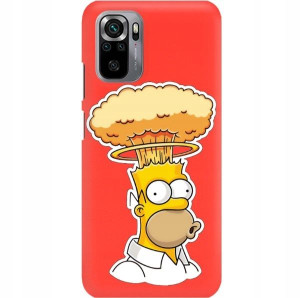 Etui Mat Czerwony do XIAOMI REDMI NOTE 10S Wzory