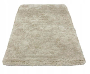 Dywan Pluszowy Miękki Shaggy 3 Cm Beżowy 40x50cm