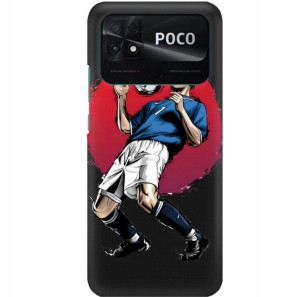 Etui Mat do XIAOMI POCO C40 Football Sport Wzory