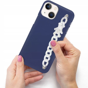 Etui Mat Granat Blink do IPHONE 13 MINI Łańcuszek