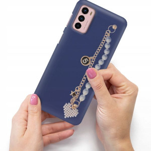 Etui Mat Granat Blink do MOTOROLA MOTO G42 Serce