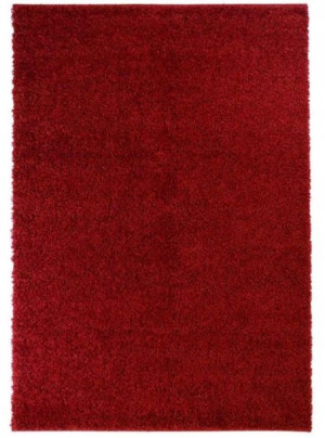 Dywan Shaggy Magic Czerwony Miękki 5 Cm 100x100