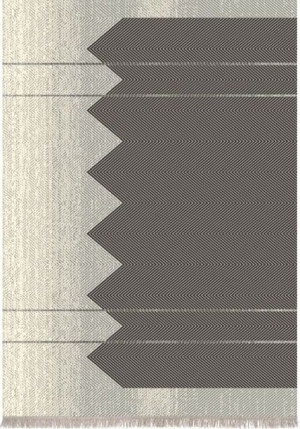 Dywan Wełniany Natural Sole 200x300 Grafit_frędzle