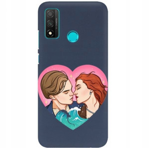 Etui Mat Granat do HUAWEI P SMART 2020 Love Wzory