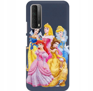 Etui Mat Granat Do HUAWEI P SMART 2021 Bajki Wzory
