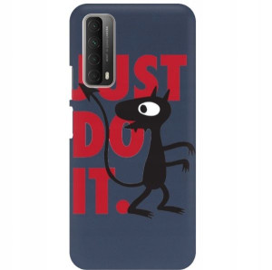 Etui Mat Granat do HUAWEI P SMART 2021 Filmy Wzory