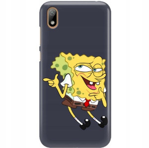 Etui Mat Granat do HUAWEI Y5 2019 Zabawne Wzory