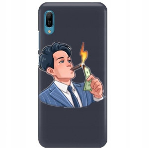 Etui Mat Granat do HUAWEI Y6 2019 Seriale Wzory