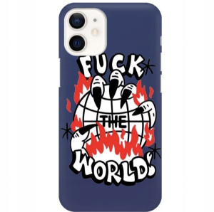 Etui Mat Granat do IPHONE 12 MINI Case Memy Wzory