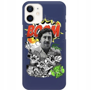 Etui Mat Granat do IPHONE 12 MINI Seriale Wzory