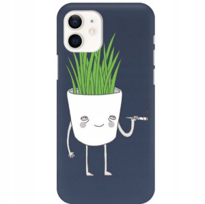 Etui Mat Granat do IPHONE 12 Ochronne Memy Wzory