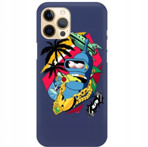 Etui Mat Granat do IPHONE 12 PRO MAX Seriale Wzory
