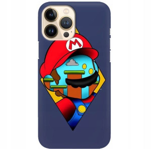 Etui Mat Granat do IPHONE 13 PRO MAX Bajki Wzory