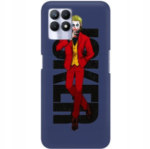 Etui Mat Granat do REALME 8i Zabawne Modne Wzory
