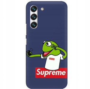 Etui Mat Granat do SAMSUNG S22 Ochronne Memy Wzory