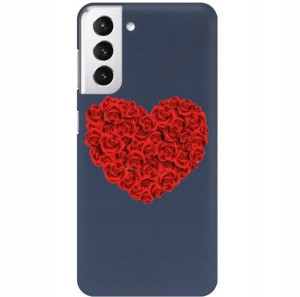 Etui Mat Granat do SAMSUNG S30 PLUS Miłość Wzory