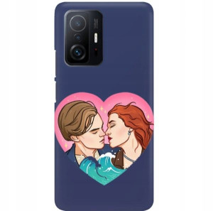 Etui Mat Granat do XIAOMI 11T PRO 5G Miłość Wzory