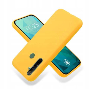 Etui Mat Pomarańczowy do REALME 6i Ochronne Case