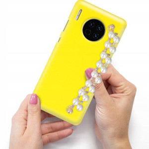 Etui Mat Żółte Blink do HUAWEI MATE 30 Case Perły