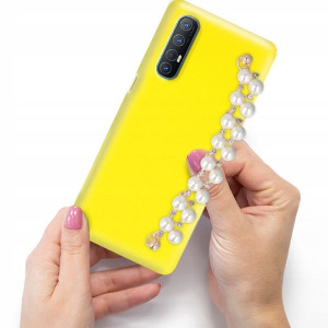Etui Mat Żółte Blink do OPPO RENO 3 PRO Case Perły