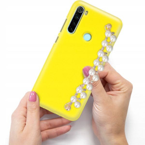 Etui Mat Żółte Blink do XIAOMI REDMI NOTE 8 Perły