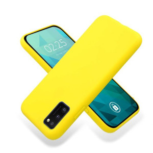 Etui Mat Żółte do SAMSUNG A41 Case Ochronne Smooth