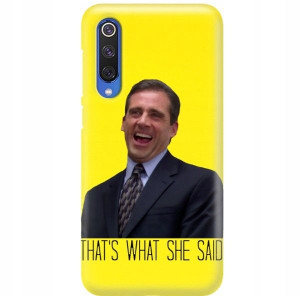 Etui Mat Żółte do XIAOMI MI 9 SE Serialowe Wzory