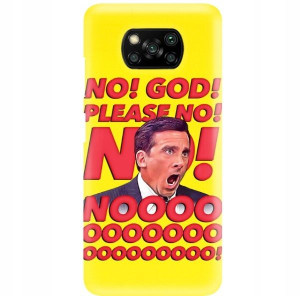 Etui Mat Żółte do XIAOMI POCO X3 Serialowe Wzory