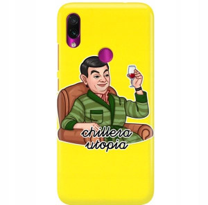 Etui Mat Żółte do XIAOMI REDMI NOTE 7 Filmy Wzory