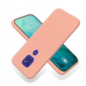Etui Mat Łososiowe do MOTOROLA G9 PLAY Ochronne