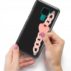 Etui Matowe Blink Do HUAWEI MATE 30 LITE Róż Serce