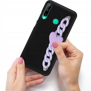 Etui Matowe Blink Do HUAWEI P40 LITE E Łańcuszek