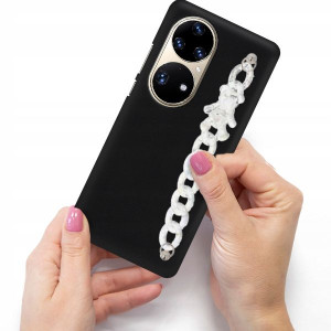 Etui Matowe Blink do HUAWEI P50 PRO Case Łańcuszek