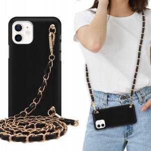 Etui Matowe Blink do IPHONE 12 Ochronne Łańcuszek