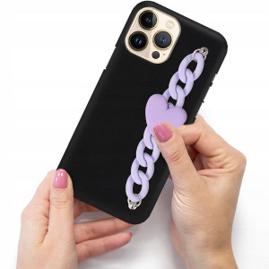 Etui Matowe Blink Do IPHONE 13 PRO MAX Łańcuszek