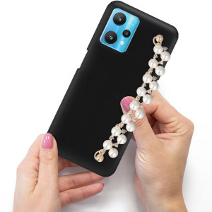 Etui Matowe Blink do REALME 9 5G Perłowy Łańcuszek