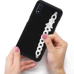 Etui Matowe Blink do SAMSUNG A01 Case Łańcuszek