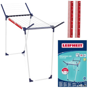 Suszarka Na Pranie Stojąca Leifheit Pegasus 150 Solid Slim | 81570