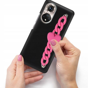 Etui Matowe Blink Łańcuszek Do HUAWEI HONOR 50