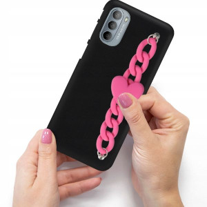 Etui Matowe Blink Łańcuszek Do MOTOROLA G31 4G