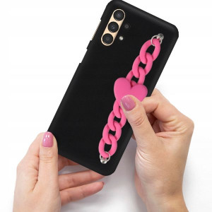 Etui Matowe Blink Łańcuszek Do SAMSUNG A13 4G