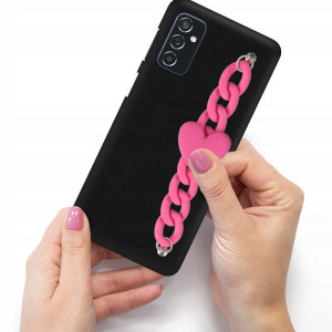 Etui Matowe Blink Łańcuszek Do SAMSUNG M52 5G