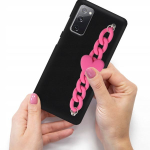 Etui Matowe Blink Łańcuszek Do SAMSUNG S20FE