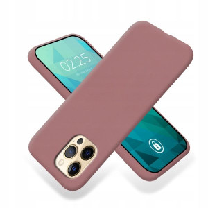 Etui Matowe Ciemny Róż IPHONE 12 PRO MAX Ochronne