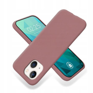 Etui Matowe Ciemny Różowy IPHONE 13 MINI Ochronne