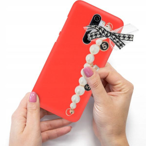 Etui Matowe Czerwone Blink XIAOMI REDMI NOTE 8 PRO