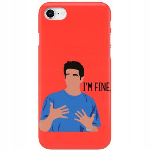 Etui Matowe Czerwone do IPHONE 8 Filmowe Top Wzory