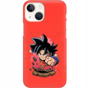 Etui Matowe Czerwony do IPHONE 13 MINI Memy Wzory