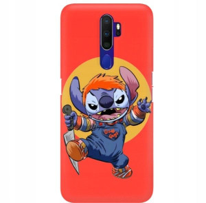 Etui Matowe Czerwony do OPPO A11x Modne Top Wzory