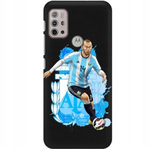 Etui Matowe do MOTOROLA G10 Football Sport Wzory